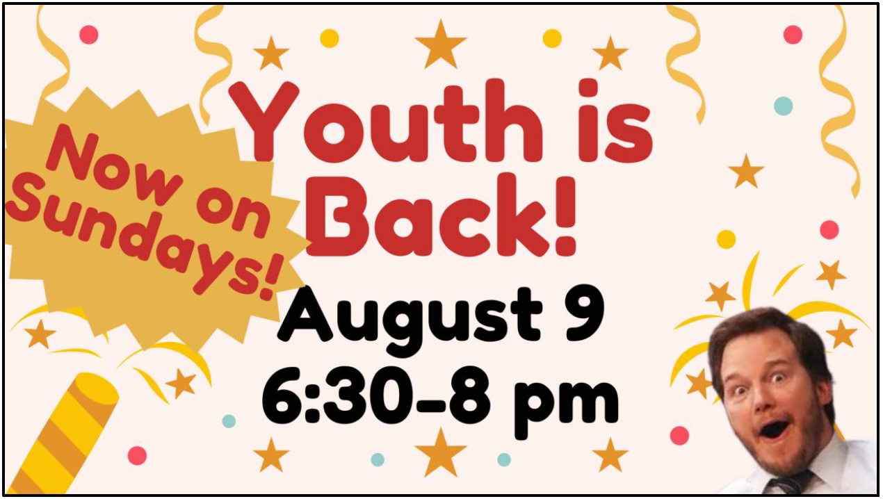 Children's Bible adventure event on Mondays from 10:30 to 11:30.